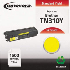 innovera - Yellow Toner Cartridge - Use with Brother DCP-9050CDN, 9055CDN, 9270CDN, HL-4140CN, 4150CDN, 4570CDW, 4570CDWT, MFC-9460CDN, 9465CDN, 9560CDW, 9970, 9970CDW - Best Tool & Supply