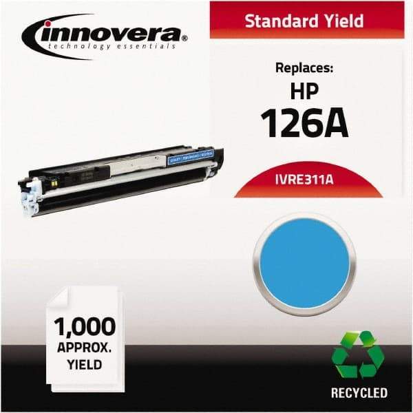 innovera - Cyan Toner Cartridge - Use with HP Color LaserJet CP1020, CP1025NW, LaserJet Pro 100 Color MFP M175A, M175NW, LaserJet Pro 200 Color MFP M275NW - Best Tool & Supply