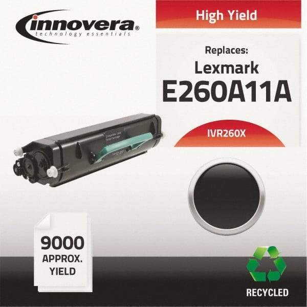 innovera - Black Toner Cartridge - Use with Lexmark E260D, E260DN, E360D, E360DN, E460DN, E460DW, E462DTN - Best Tool & Supply