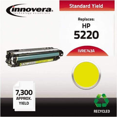 innovera - Yellow Toner Cartridge - Use with HP Color LaserJet CP5220, CP5225 - Best Tool & Supply