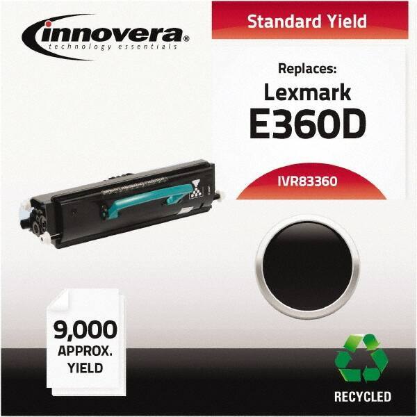 innovera - Black Toner Cartridge - Use with Lexmark E360d, E360dn, E460dn, E460dw, E462dtn - Best Tool & Supply