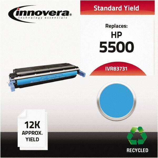 innovera - Cyan Toner Cartridge - Use with HP LaserJet 5500, 5550 - Best Tool & Supply