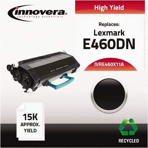 innovera - Black Toner Cartridge - Use with Lexmark E460dn, E460dw, E462DTN, X463DE, X464DE, X466DE - Best Tool & Supply