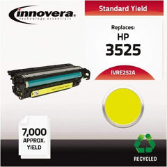 innovera - Yellow Toner Cartridge - Use with HP Color LaserJet CM3530 MFP, CM3530FS MFP, CP3525DN, CP3525N, CP3525X - Best Tool & Supply