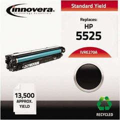 innovera - Black Toner Cartridge - Use with HP Color LaserJet Enterprise CP5520, CP5525n, CP5525dn, CP5525xh - Best Tool & Supply