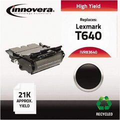 innovera - Black Toner Cartridge - Use with Lexmark T640, T640DN, T640DTN, T640N, T640TN, T642, T642DTN, T642N, T642TN, T644, T644DTN, T644N, T644TN, X642E, X644E, X646E - Best Tool & Supply