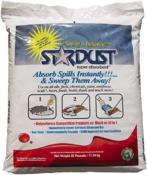 Stardust Spill Products - 1.5 Cu Ft Bag Amorphous Alumina Silicate Granular Absorbent - Universal Use - Best Tool & Supply