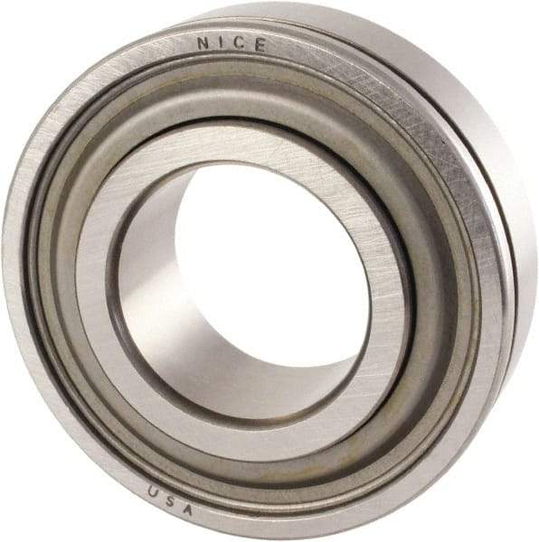 Nice - 1/2" Bore Diam, 1-3/4" OD, Double Seal Precision Ground Radial Ball Bearing - 5/8" Wide, 1 Row, Round Bore, 1,025 Lb Static Capacity, 2,595 Lb Dynamic Capacity - Best Tool & Supply