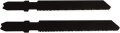 Disston - 2-3/4" Long, 20 Teeth per Inch, Carbon Steel Jig Saw Blade - Toothed Edge, 0.067" Thick, U-Shank, Raker Tooth Set - Best Tool & Supply