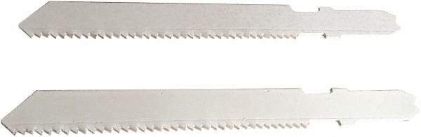 Disston - 3" Long, 18 Teeth per Inch, Bi-Metal Jig Saw Blade - Toothed Edge, 0.06" Thick, U-Shank, Raker Tooth Set - Best Tool & Supply