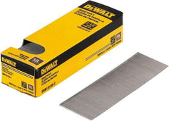 DeWALT - 18 Gauge 1-1/2" Long Brad Nails for Power Nailers - Steel, Bright Finish, Smooth Shank, Straight Stick Collation, Brad Head, Chisel Point - Best Tool & Supply