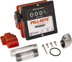 Tuthill - 1" Mechanical Fuel Meter Repair Part - Contains 4 Digit (Gal) Meter, For Use with Pump - FR4210G, FR4410G, FR4204G, FR4210GB, FR4210BGFQ - Best Tool & Supply