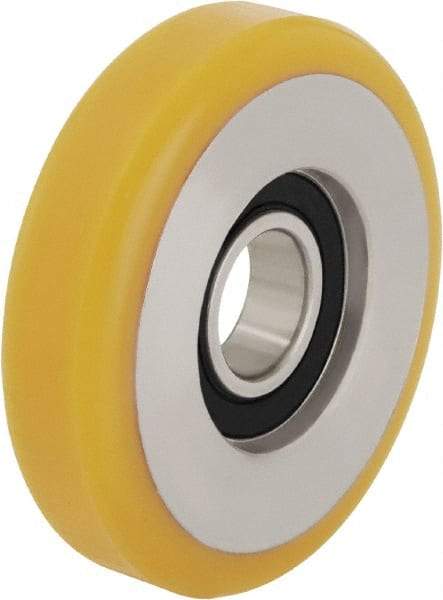 Blickle - 2 Inch Diameter x 45/64 Inch Wide, Polyurethane-Elastomer Blickle Extrathane Caster Wheel - 176 Lb. Capacity, 1 Inch Axle Diameter, Ball Bearing - Best Tool & Supply