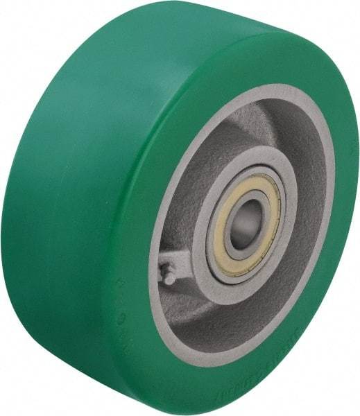 Blickle - 12 Inch Diameter x 3-9/64 Inch Wide, Polyurethane-Elastomer Blickle Softhane Caster Wheel - 3,960 Lb. Capacity, 1-3/16 Inch Axle Diameter, Ball Bearing - Best Tool & Supply