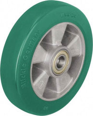 Blickle - 10 Inch Diameter x 1-31/32 Inch Wide, Polyurethane-Elastomer Blickle Softhane Caster Wheel - 1,760 Lb. Capacity, 25/32 Inch Axle Diameter, Ball Bearing - Best Tool & Supply