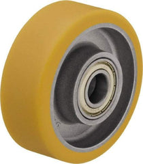 Blickle - 4 Inch Diameter x 1-37/64 Inch Wide, Polyurethane-Elastomer Blickle Extrathane Caster Wheel - 770 Lb. Capacity, 19/32 Inch Axle Diameter, Ball Bearing - Best Tool & Supply