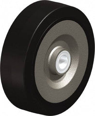 Blickle - 10 Inch Diameter x 3-9/64 Inch Wide, Solid Rubber Caster Wheel - 2,200 Lb. Capacity, 1-3/16 Inch Axle Diameter, Ball Bearing - Best Tool & Supply