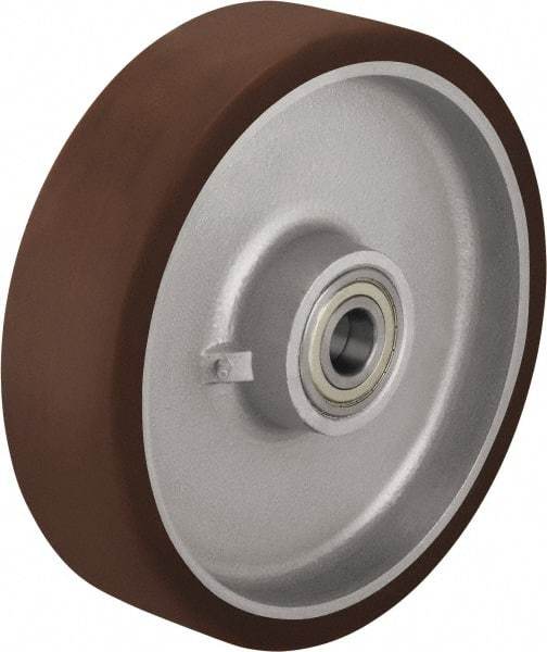 Blickle - 12 Inch Diameter x 3-9/64 Inch Wide, Polyurethane-Elastomer Blickle Besthane Caster Wheel - 5,280 Lb. Capacity, 1-3/8 Inch Axle Diameter, Ball Bearing - Best Tool & Supply