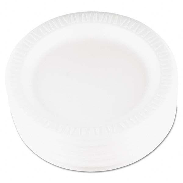 DART - Quiet Classic Laminated Foam Dinnerware, Plate, 9" Diam, WH, 125/PK, 4 Packs/CT - Best Tool & Supply