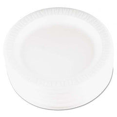 DART - Quiet Classic Laminated Foam Dinnerware, Plate, 9" Diam, WH, 125/PK, 4 Packs/CT - Best Tool & Supply