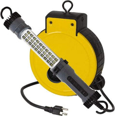 Value Collection - 120 Volt, 5 Watt, Electric, LED Portable Drop Light Work Light - 30' Cord, 1 Head, 300 Lumens, ABS - Best Tool & Supply