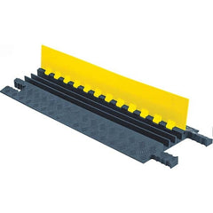 Checkers - On Floor Cable Covers Cover Material: Polyurethane Number of Channels: 3 - Best Tool & Supply