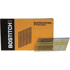 Stanley Bostitch - 11 Gauge 0.131" Shank Diam 3" Long Framing Nails for Power Nailers - Exact Industrial Supply