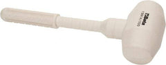 Beta - 35 oz Head 2-23/64" Face Diam Rubber Dead Blow Hammer - 11-13/16" OAL, Rubber Handle - Best Tool & Supply