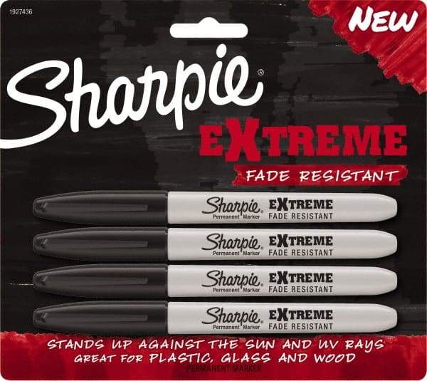 Sharpie - Black Permanent Marker - Fine Felt Tip, AP Nontoxic Ink - Best Tool & Supply