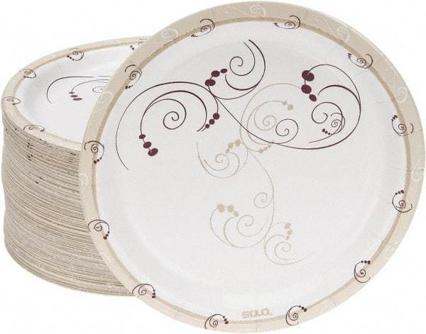 Solo - Solo Polycoated Paper Plates, 6" - Symphony Design - Best Tool & Supply