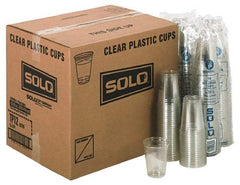 Solo - Solo Plastic Cold Cups, 12 oz Clear - Plastic Cold Cups, 12 Ounce Clear - Best Tool & Supply