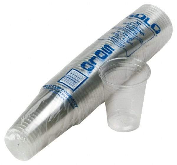 Solo - Solo Plastic Cold Cups, 16 oz Clear - Plastic Cold Cups, 16 Ounce Clear - Best Tool & Supply