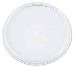 DART - Dart Lids for 8 oz Hot/Cold Foam Cups, Vented - White - Best Tool & Supply