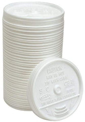 DART - Dart Sip-Thru Lids for 16 oz Hot/Cold Foam Cups - White - Best Tool & Supply