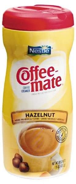 Coffee-Mate - 15 oz Hazelnut Powdered Creamer - Use with Hot Drinks - Best Tool & Supply