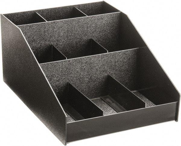 Vertiflex Products - Horizontal Organizer - 12 x 16 x 7-1/2 Inch, Black, For Use with Condiments - Best Tool & Supply