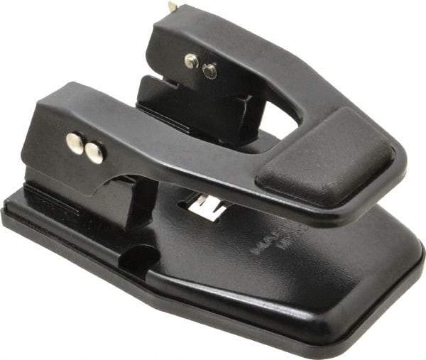 Master - Paper Punches Type: 40 Sheet HD 2-Hole Punch Color: Black - Best Tool & Supply