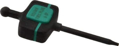 Wera - IP6 Torx Plus Key - Flag-Style, Alloy Steel, 1-19/64" Length Under Head, 62mm OAL - Best Tool & Supply