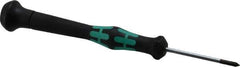 Wera - #00, 5-3/8" OAL, Standard Phillips Screwdriver - 1-9/16" Blade Length, Round Shank, Ergonomic Handle - Best Tool & Supply