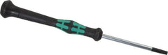 Wera - 1/8" Precision Miniature Hex Driver - 2-3/8" Bade Length, Ergonomic with Spinning Cap Handle, 2-3/8" OAL - Best Tool & Supply