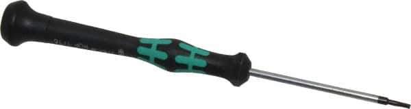 Wera - 1/16" Precision Miniature Hex Driver - 2-3/8" Bade Length, Ergonomic with Spinning Cap Handle, 2-3/8" OAL - Best Tool & Supply