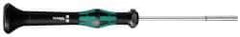 Wera - 9/64" Solid Shaft Precision Nutdriver - Ergonomic Handle, 6-1/4" OAL - Best Tool & Supply