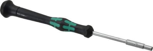 Wera - 3/32" Solid Shaft Precision Nutdriver - Ergonomic Handle, 6-1/4" OAL - Best Tool & Supply