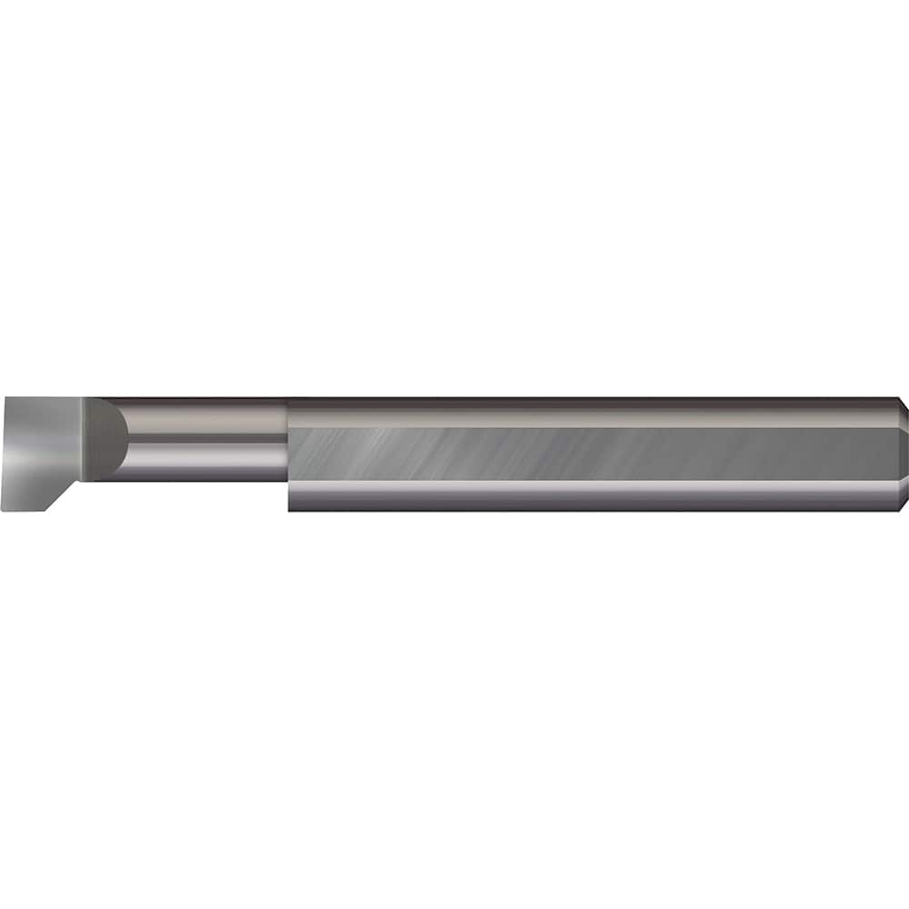 Micro 100 - Thread Relief Tools; Material: Solid Carbide ; Cutting Diameter (Inch): 1/2 ; Flat Width (Inch): 5/32 ; Flat Width (Decimal Inch): 0.1560 ; Cutting Depth (Inch): 1-1/2 ; Projection (Decimal Inch): 0.1250 - Exact Industrial Supply