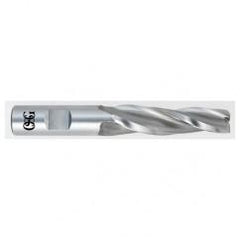 3/8 x 1/2 x 2-1/4 x 4-1/4 3 Fl HSS-CO Tapered Center Cutting End Mill -  Bright - Best Tool & Supply
