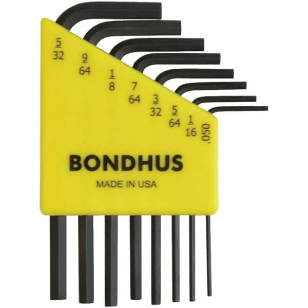 Bondhus - Hex Key Sets Tool Type: Hex Handle Type: L-Key Short Arm - Best Tool & Supply