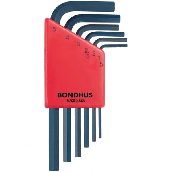 Bondhus - Hex Key Sets Tool Type: Hex Handle Type: L-Key Short Arm - Best Tool & Supply