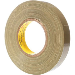 3M - 60 Yd x 1" x 11.7 mil Olive Green Polyethylene Cloth Duct Tape - Best Tool & Supply