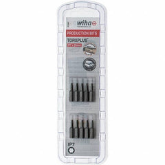 Wiha - 1/4" Drive IP7 Torx Plus Screwdriver Bit - 1" OAL, Insert Bit - Best Tool & Supply