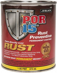 POR-15 - 1 Pint, Semi Gloss Black, Rust Preventative Paint - Comes in Can - Best Tool & Supply